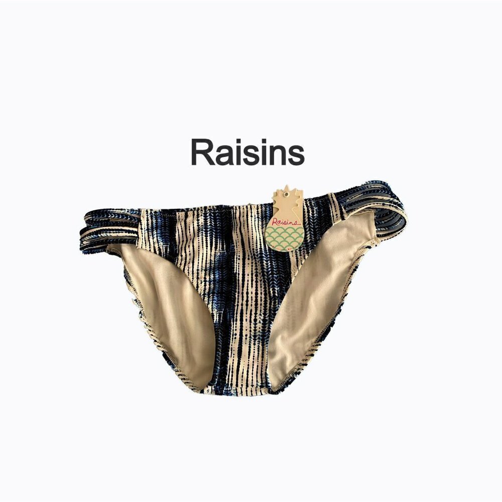NWT Raisins Strappy Cocoa Beach Bikini Bottom